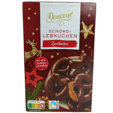 Пряники імбирні в темному шоколаді Douceur 500g