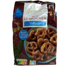 Пряники міні імбирні в темному  шоколаді Douceur 400g