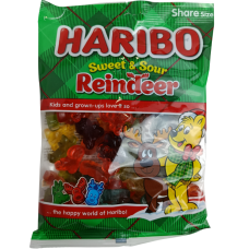 Желейні цукерки Sweet&Sour Reindeer Haribo 325g