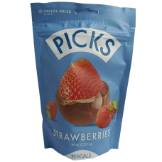 Сублімована полуниця в молочному шоколаді Picks 90g
