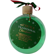 Гель для душу аромат хвої у вигляді кульки Aura Cristmas 500ml