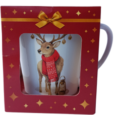 Набір солодощів+керамічна кружка корівка зі смаком вишні Magnetic 85g