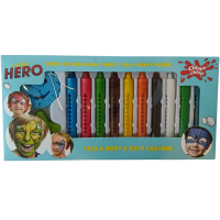 Олівці для розпису обличчя, тіла та ванни Super Hero Chlapu Chlap