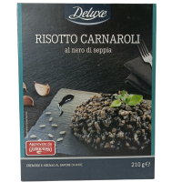 Різотто з чорнилом каракатиці Risotto ai nero di seppia Deluxe 210g