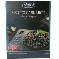 Різотто з чорнилом каракатиці Risotto ai nero di seppia Deluxe 210g