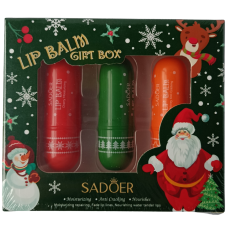 Набір зволожуючих бальзамів для губ Sadoer 3шт