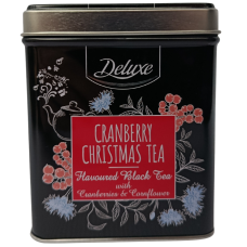 Чорний чай з апельсиновою цедрою та волошкою в жб Orange Christmas Tea Deluxe 90g