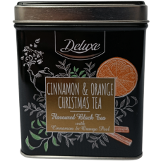 Чорний чай з корицею та апельсиновою цедрою в жб Cinnamon&Orange Christmas Tea Deluxe 90g