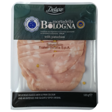 Мортаделла з фісташкою сайсами Mortadella Bologna Deluxe 120g
