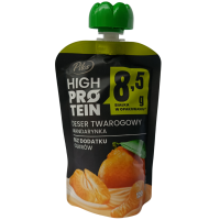 Творожний десерт без цукру зі смаком мандаринки High Protein Pilos 120g