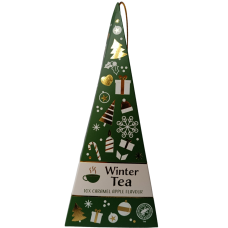 Чай в пакетиках з карамельно-яблучним смаком в пірамідці Winter Tea 15g