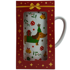 Набір солодощів+керамічна чашка корівка зі смаком вишні та малини Magnetic 85g