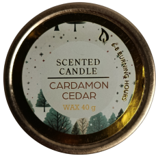 Аромасвічка з ароматом кардамону та кедру Scented Candel 40g