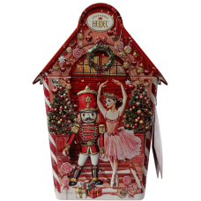 Асорті праліне в молочному шоколаді в жб будинку Merry Christmas Heidel 74g