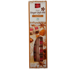 Кубики шарами темної та світлої нуги Nougat style bites Layered Favorina 125g