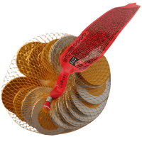 Шоколадки у вигляді євро в сіточці 141g