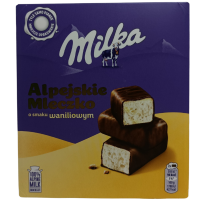 Пташине молоко з ванільним смаком в молочному шоколаді Milka 330g