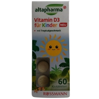 Вітамін D3 fur Kinder Altapharma 60kautabletten