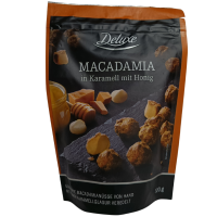 Горіх макадамія в меді та карамелі Deluxe 120g