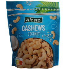 Кеш'ю смажений вкритий кокосовою стружкою Alesto 150g