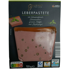 Паштет печінковий свинний з зеленим перцем Leberpastete Gourmet 125g