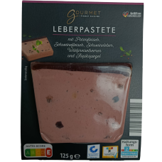 Паштет печінковий індичий з журавлиною Leberpastete Gourmet 125g