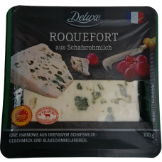 Сир овечий Рокфор Roquefort Deluxe 100g