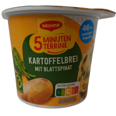 Картопляне пюре швидкого приготування з шпинатом Maggi 47g