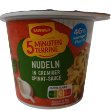 Локшина швидкого приготування з вершками та шпинатом Maggi 50g