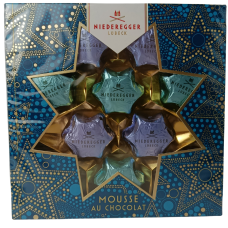Цукерки шоколадні зірочки з мусом Niederegger 125g