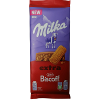 Шоколад молочний з крихтами печива Lotus Biscoff Milka 190g