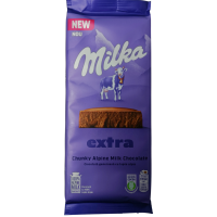 Шоколад молочний альпійське молоко Extra Milka 190g