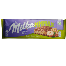 Шоколад з горіховим кремом та вафлею Mmmax Choco&Wafer Milka