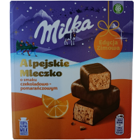 Пташине молоко з шоколадно-апельсиновим смаком Mleczko Czekolada Pomarancza Milka 330g