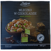Пташине молоко зі смаком фісташки Deluxe 380g