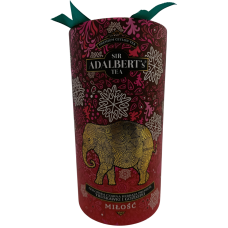 Чай цейлонський чорний з полуницею та гвоздикою Milosc Sir Adalbert's Tea 80g