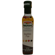 Олія оливкова мікс перців Olio Extra Vergine di Oliva Quatro pepi Monini 250ml