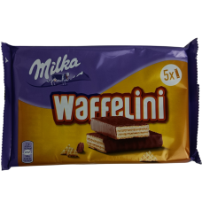 Вафлі з молочним кремом Waffelini Milka 155g