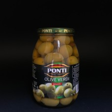 Зелені оливки гіганті з кісточками Ponti Olive Verdi Giganti
