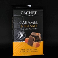 Cachet Milk Caramel & Sea Salt Молочний шоколад з карамеллю та морською сіллю