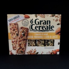 Злакові батончики з пшеницею, мигдалем та насінням гарбуза 5 barrette Grano, Mandorle e semi di Zucca Gran Cereale