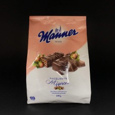 Вафлі з шоколадно-горіховим кремом Mignon Haselnuss Manner