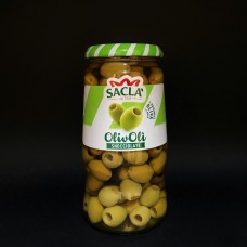 Зелені оливки без кісточок Sacla OlivOli snocciolate 560 g