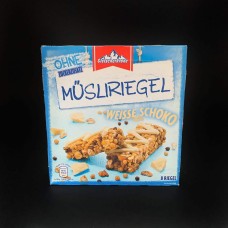 Злакові батончики з білим шоколадом без цукру Weisse Schoko Musliriegel Gletscherkrone