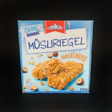Злакові батончики з фундуком без цукру Haselnuss Musliriegel Gletscherkrone