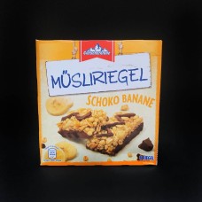 Злакові батончики з шоколадом та бананом Schoko Banane Musliriegel Gletscherkrone