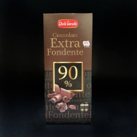 Екстра чорний шоколад 90% Cioccolato Extra Fondente Dolciando