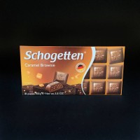 Молочний шоколад Schogetten Caramel Brownie з печивом та карамеллю