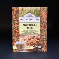 Мікс з гречки, булгуру, червоної сочевиці, сушених томатів та насіння гарбуза Natural Mix Plony Natury