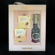 Набір подарунковий цукерки і Просекко Pralines & Prosecco Feodora